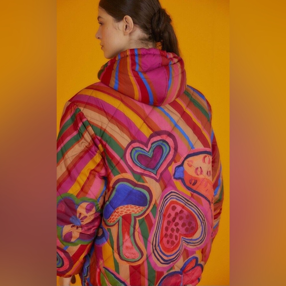 FARM Rio Lisa Reversible Puffer Jacket - Picture 12 of 15